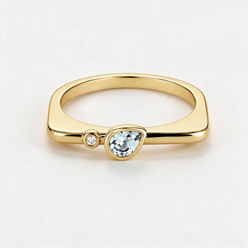 Aquamarine | Signature Stone Ring