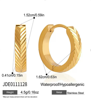 Bold Huggie Earrings